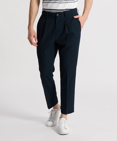 マンシングウェア MUNSINGWEAR ドットメッシュロング9分丈パンツ