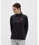 マンシングウェア MUNSINGWEAR ロゴジャカードハーフジップ長袖シャツ