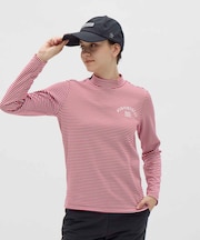 マンシングウェア MUNSINGWEAR HEAT NAVI ボーダーモックネック長袖シャツ