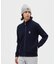 マンシングウェア MUNSINGWEAR 防風裏地付きフルジップ地柄セーター