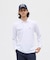 マンシングウェア MUNSINGWEAR 肌面ドライ フィラシス鹿の子 ペンギングラフィックプリント長袖ポロシャツ
