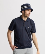 マンシングウェア MUNSINGWEAR 吸汗ロゴジャガード半袖ポロシャツ