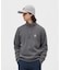 マンシングウェア MUNSINGWEAR 吸湿発熱スタンドカラーハーフジップカットソー