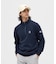 マンシングウェア MUNSINGWEAR 吸湿発熱スタンドカラーハーフジップカットソー