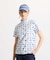 マンシングウェア MUNSINGWEAR Sunscreen NIR ゴルフモチーフプリント半袖ポロシャツ