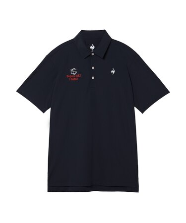 ルコックスポルティフ ゴルフ le coq sportif golf 【Sunscreen NIR】無地鹿の子半袖シャツ