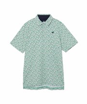 ルコックスポルティフ ゴルフ le coq sportif golf 【Sunscreen NIR】小柄プリント半袖シャツ