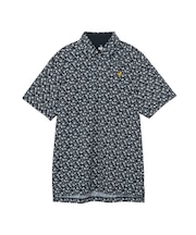 ルコックスポルティフ ゴルフ le coq sportif golf 【Sunscreen NIR】小柄プリント半袖シャツ