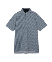 ルコックスポルティフ ゴルフ le coq sportif golf 【Sunscreen NIR】小柄プリント半袖シャツ