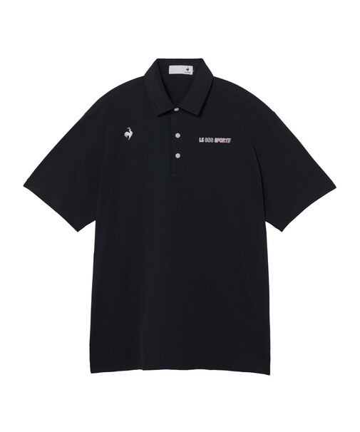 ルコックスポルティフ ゴルフ le coq sportif golf 【Sunscreen NIR】バックプリント半袖シャツ