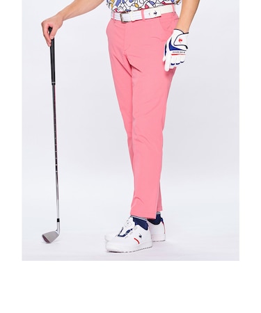 ルコックスポルティフ ゴルフ le coq sportif golf ダイヤ柄ロングパンツ
