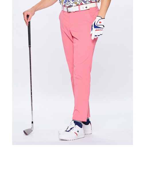 ルコックスポルティフ ゴルフ le coq sportif golf ダイヤ柄ロングパンツ