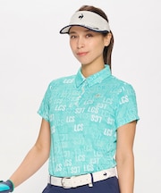 ルコックスポルティフ ゴルフ le coq sportif golf 【30th】総柄半袖シャツ