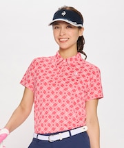 ルコックスポルティフ ゴルフ le coq sportif golf 総柄半袖シャツ