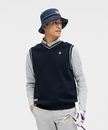 ルコックスポルティフ ゴルフ le coq sportif golf ニットベスト
