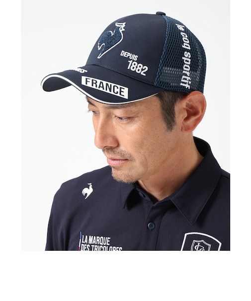 ルコックスポルティフ ゴルフ le coq sportif golf 立体ロゴ刺繍キャップ