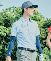 ルコックスポルティフ ゴルフ le coq sportif golf インナー付半袖シャツ