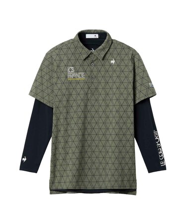ルコックスポルティフ ゴルフ le coq sportif golf インナー付半袖シャツ