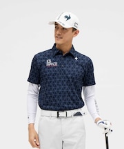 ルコックスポルティフ ゴルフ le coq sportif golf インナー付半袖シャツ
