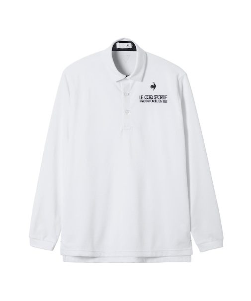 ルコックスポルティフ ゴルフ le coq sportif golf トライアングルジャガード長袖シャツ
