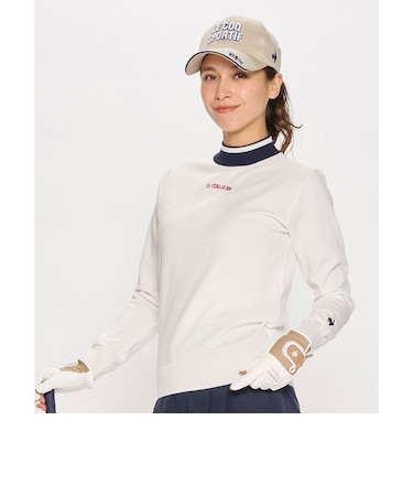 ルコックスポルティフ ゴルフ le coq sportif golf モックネックセーター
