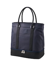 二層式ボストンバッグ ショルダー付き 約41×42×23(cm)