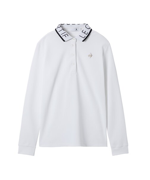 ルコックスポルティフ ゴルフ le coq sportif golf ロゴ襟長袖シャツ