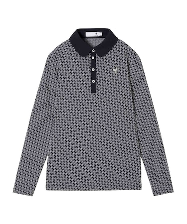 ルコックスポルティフ ゴルフ le coq sportif golf 総柄長袖シャツ