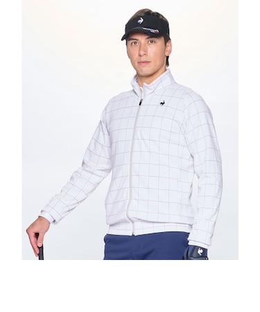 ルコックスポルティフ ゴルフ le coq sportif golf ウィンドウペン柄カットソー