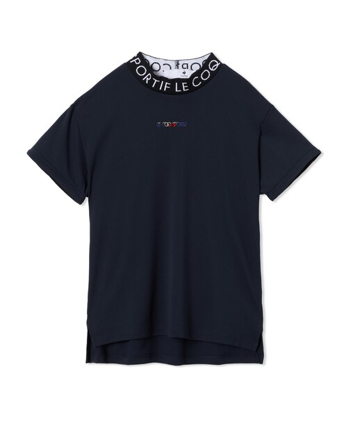 ルコックスポルティフ ゴルフ le coq sportif golf 【セミワイドシルエット】モックネック半袖シャツ
