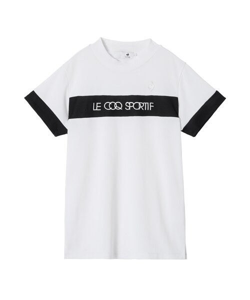 ルコックスポルティフ ゴルフ le coq sportif golf モックネック半袖