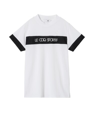 ルコックスポルティフ ゴルフ le coq sportif golf モックネック半袖シャツ