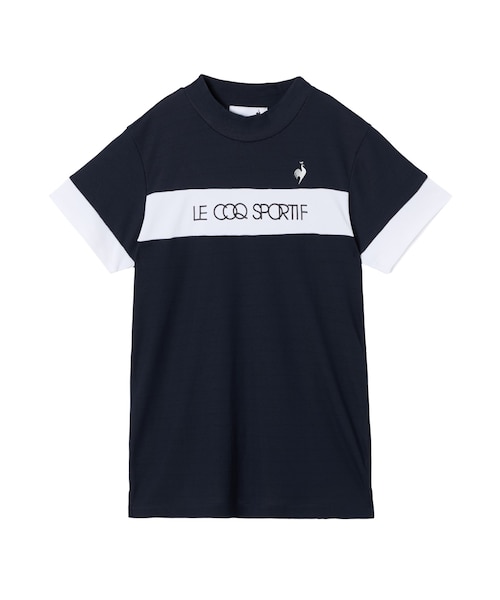 ルコックスポルティフ ゴルフ le coq sportif golf モックネック半袖