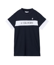 ルコックスポルティフ ゴルフ le coq sportif golf モックネック半袖シャツ