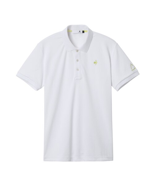 ルコックスポルティフ ゴルフ le coq sportif golf トライアングルジャガード半袖シャツ