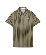ルコックスポルティフ ゴルフ le coq sportif golf 総柄半袖シャツ