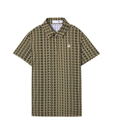 ルコックスポルティフ ゴルフ le coq sportif golf 総柄半袖シャツ