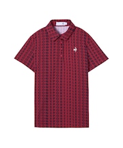 ルコックスポルティフ ゴルフ le coq sportif golf 総柄半袖シャツ