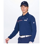 ルコックスポルティフ ゴルフ le coq sportif golf 鹿の子長袖シャツ