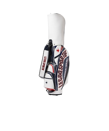 ルコックスポルティフ ゴルフ le coq sportif golf グラフィックデザイン大口径キャディバッグ(9.5型)
