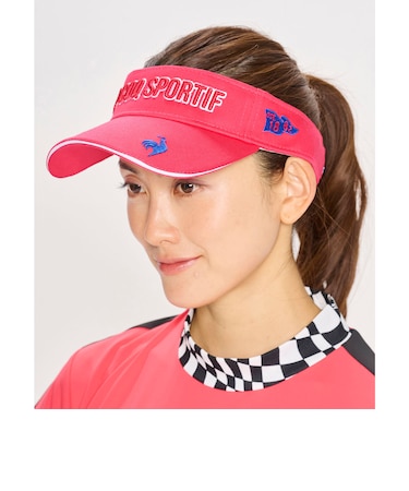 ルコックスポルティフ ゴルフ le coq sportif golf 定番ロゴサンバイザー