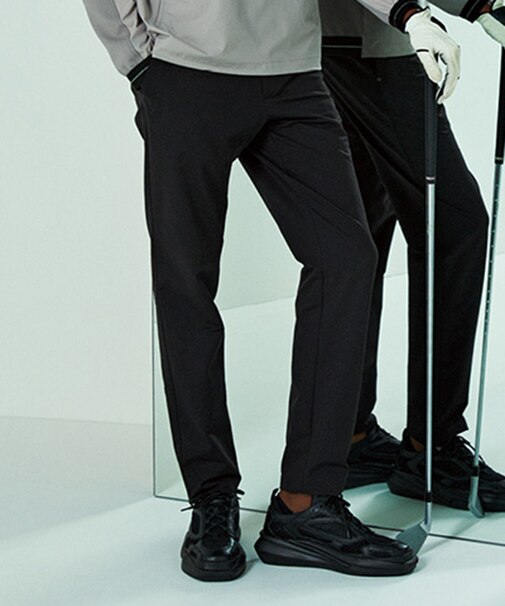ランバン スポール LANVIN SPORT ロングパンツ【吸汗／ストレッチ】