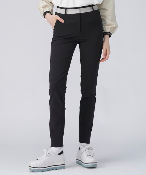 ランバン スポール LANVIN SPORT スキニータイプロングパンツ【2WAYストレッチ】