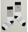 カラーブロックレギュラー丈ソックス【返品不可商品】