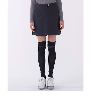 ランバン スポール LANVIN SPORT Aライン長め丈スカート【蓄熱保温／はっ水／ストレッチ】