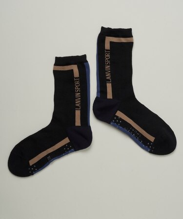レギュラー丈ソックス【足底パイル/滑り止め】【返品不可商品】