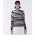 ランバン スポール LANVIN SPORT グラフィカルボーダー長袖シャツ【保温／UV】