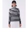 ランバン スポール LANVIN SPORT グラフィカルボーダー長袖シャツ【保温／UV】