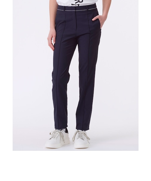 ランバン スポール LANVIN SPORT スリムストレートパンツ【ストレッチ】