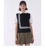 ランバン スポール LANVIN SPORT クルーネックニットベスト